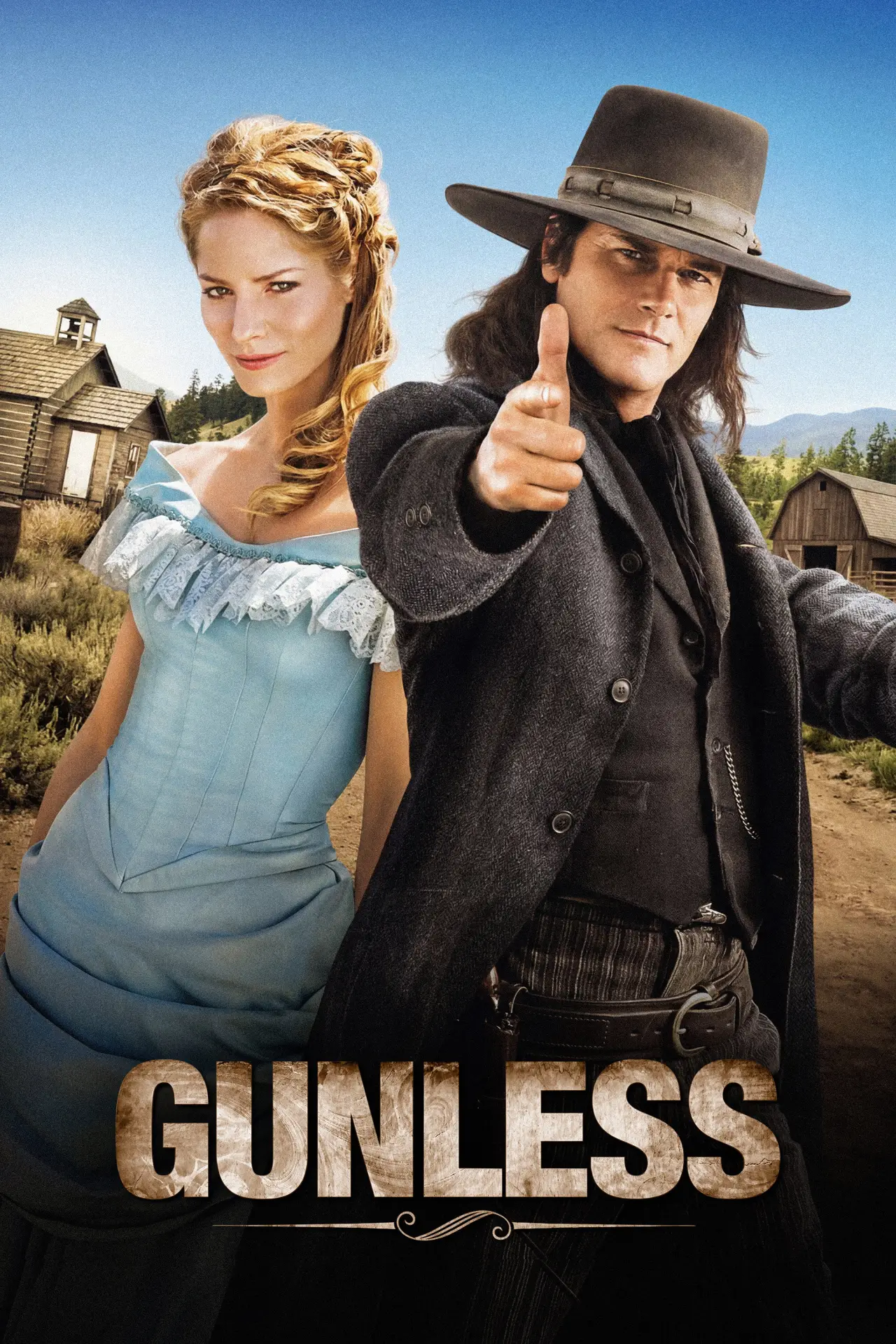 Постер до фільму "Gunless"