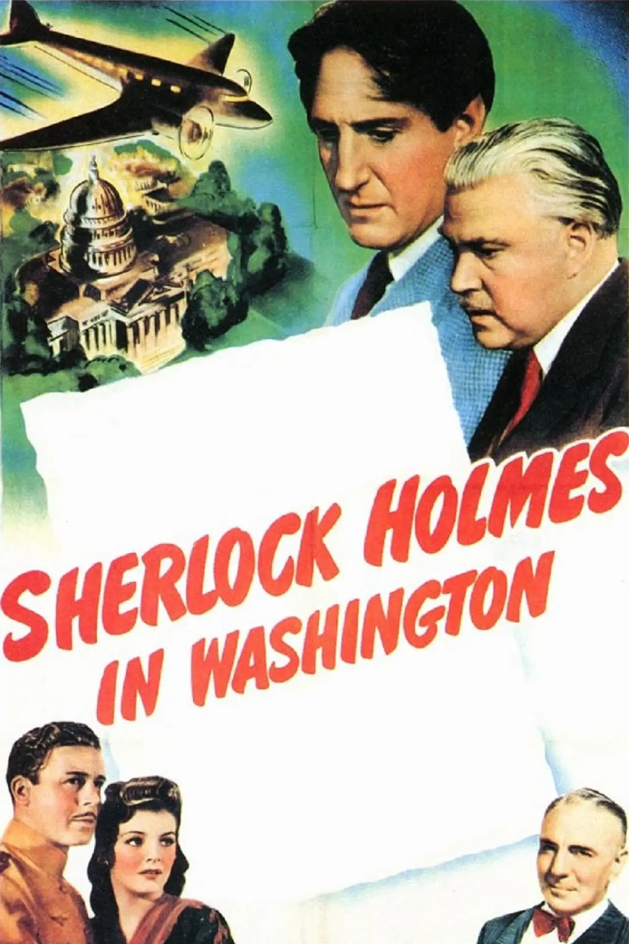 Постер до фільму "Sherlock Holmes in Washington"