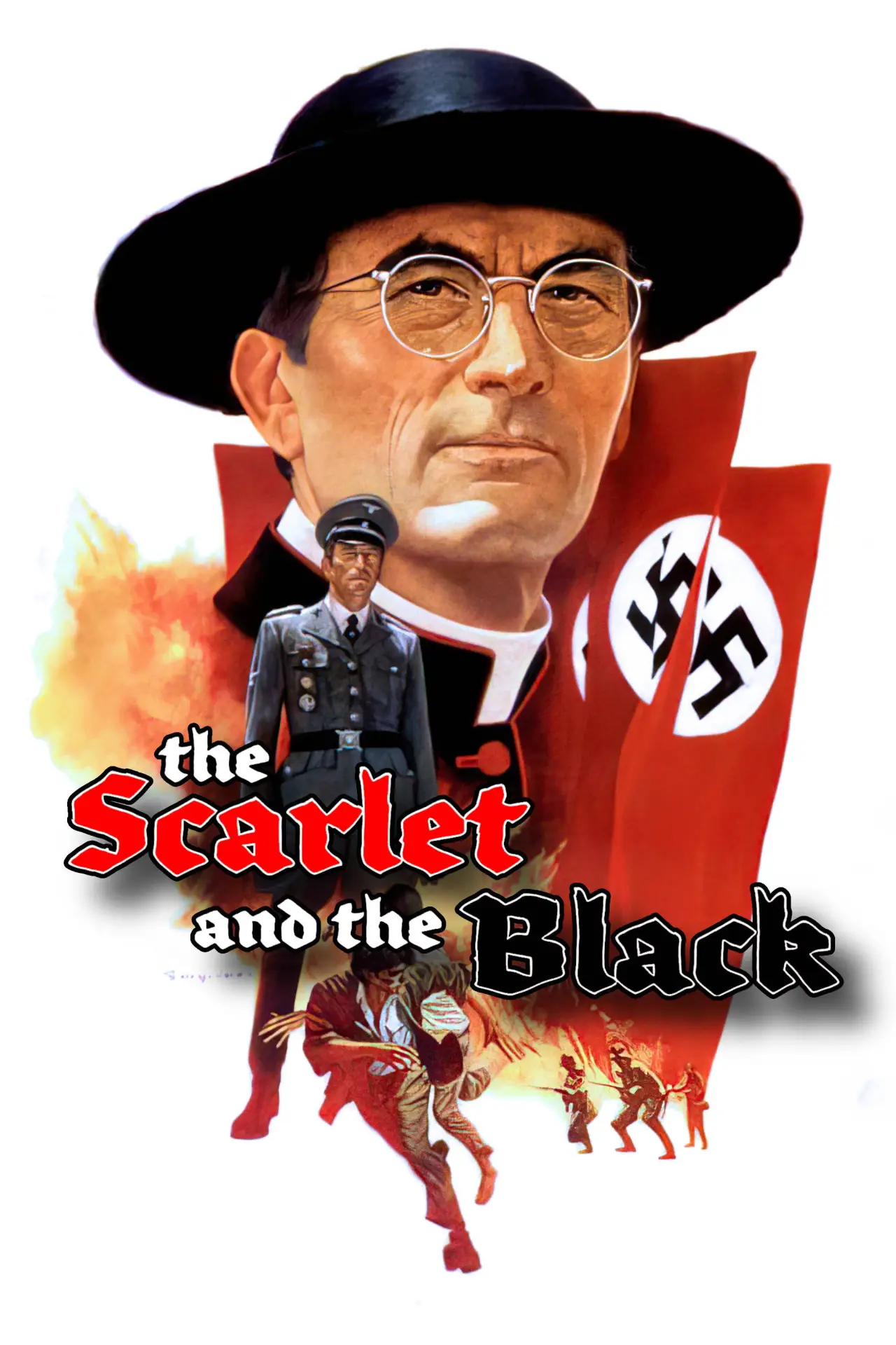 Постер до фільму "The Scarlet and the Black"