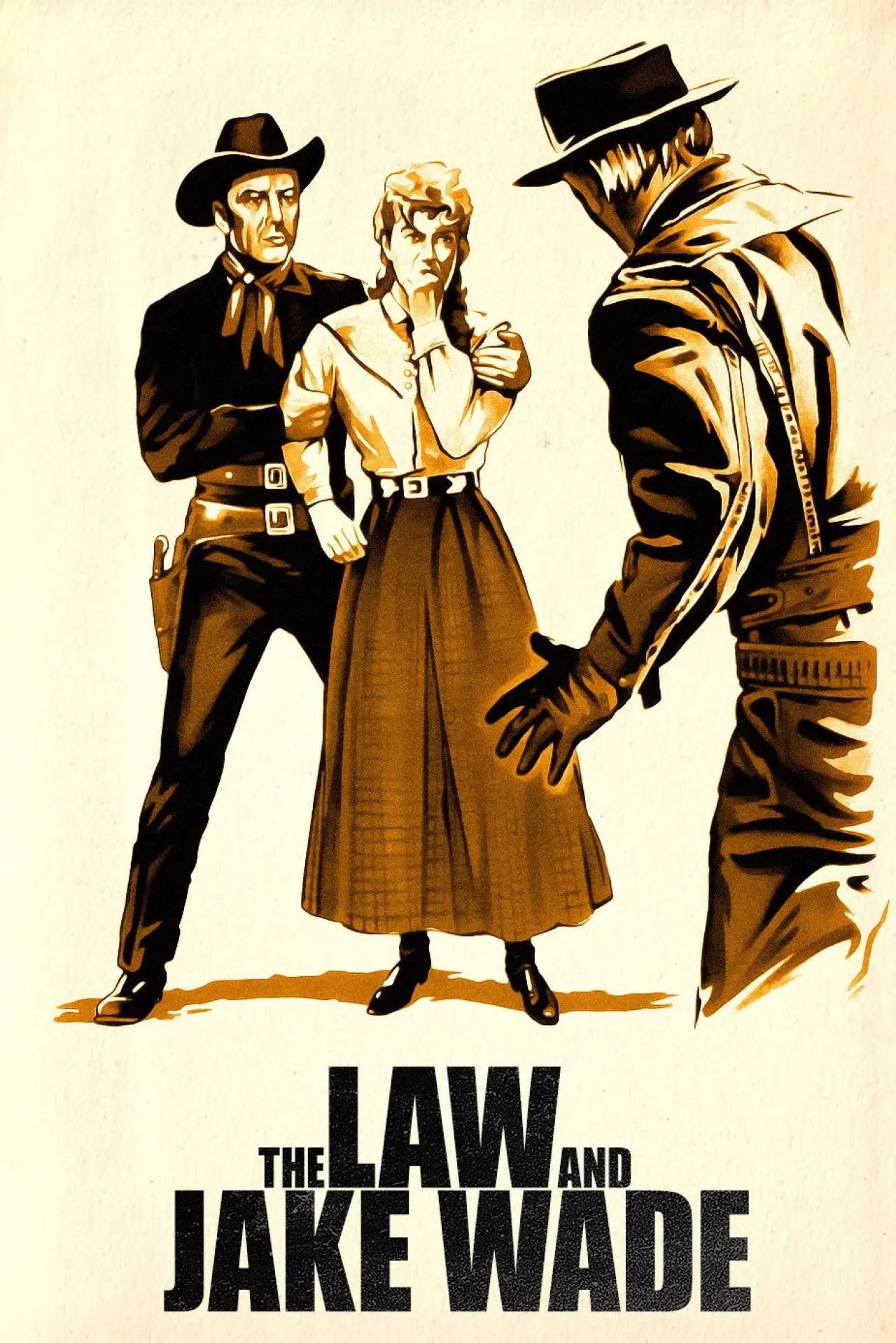 Постер до фільму "The Law and Jake Wade"