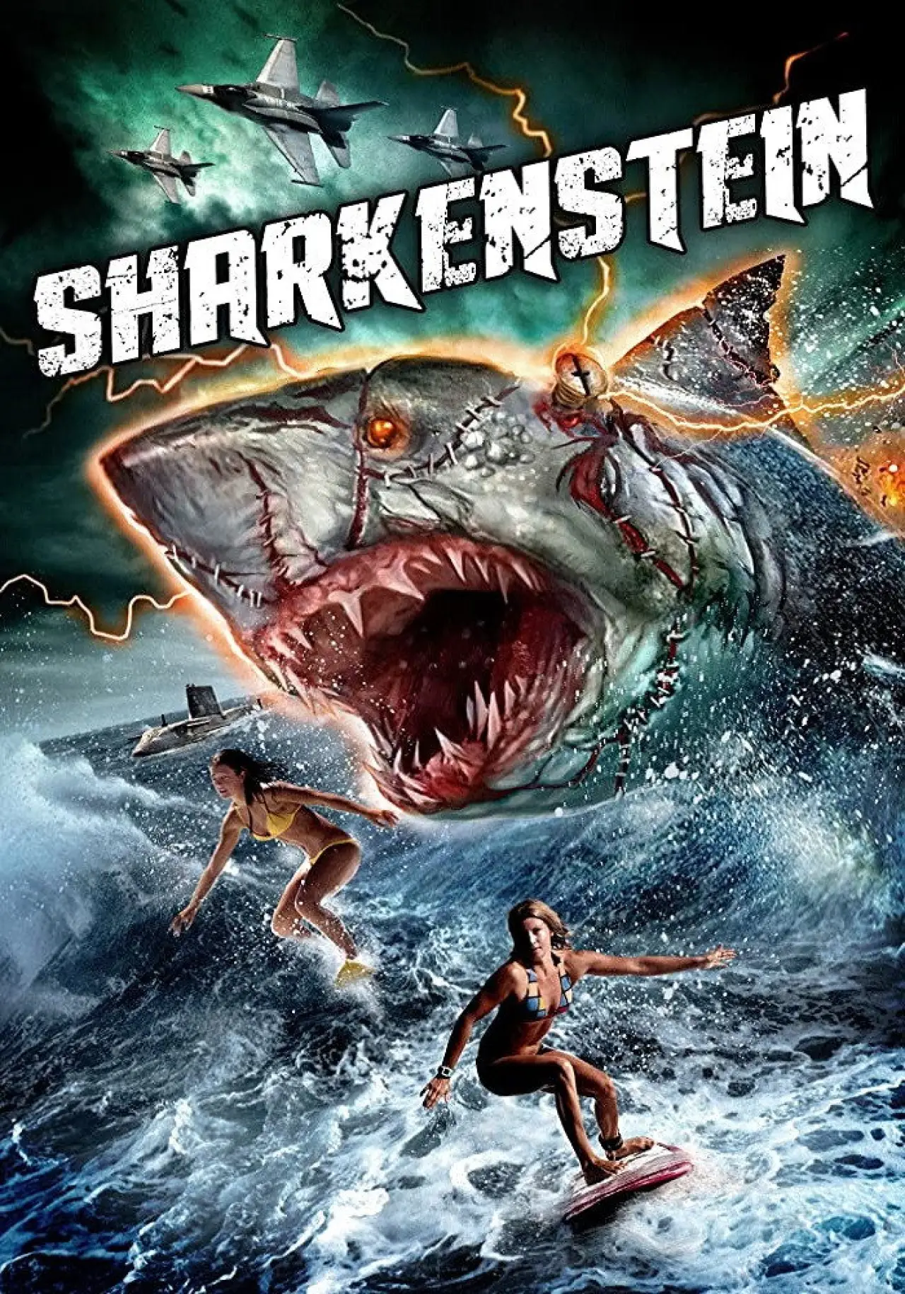 Постер до фільму "Sharkenstein"