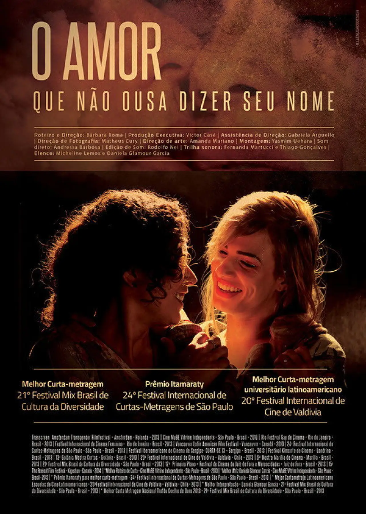 Постер до фільму "O Amor Que Não Ousa Dizer Seu Nome"