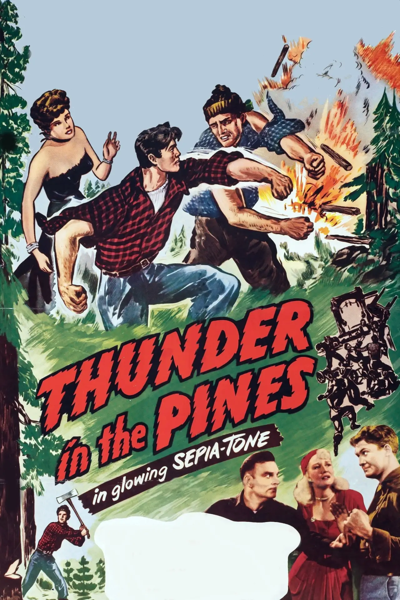 Постер до фільму "Thunder in the Pines"
