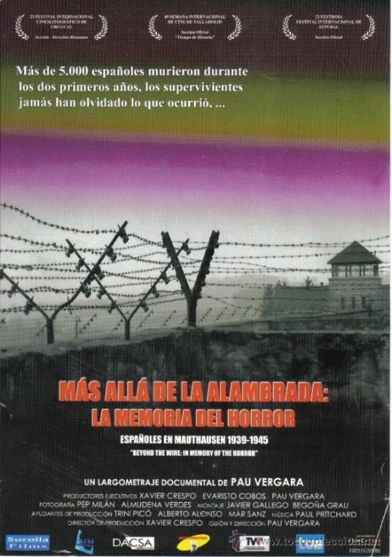 Постер до фільму "Más allá de la alambrada: la memoria del horror"