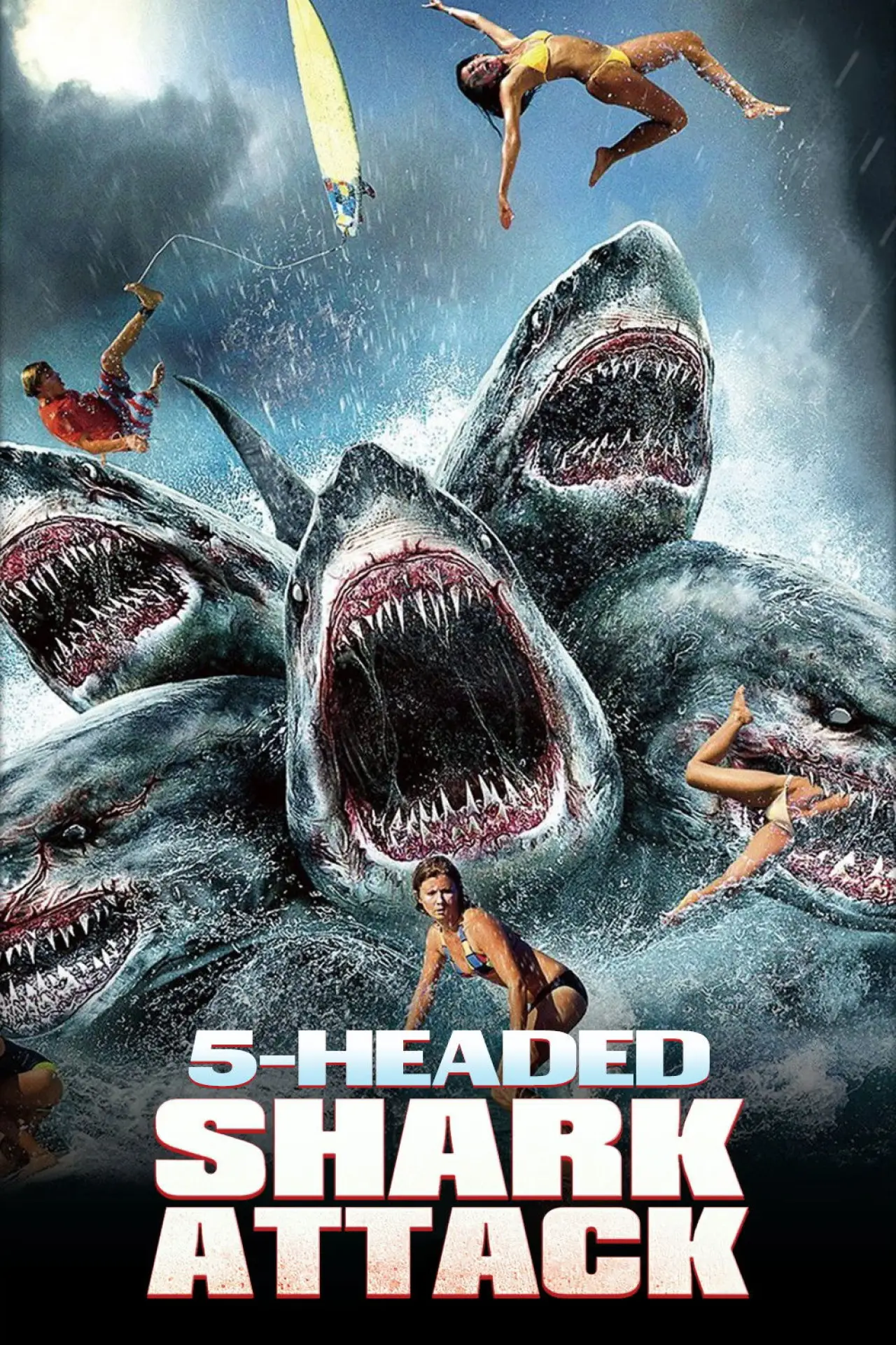 Постер до фільму "5-Headed Shark Attack"