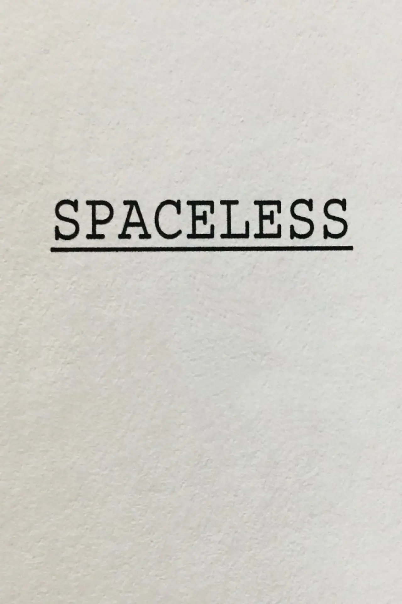 Постер до фільму "Spaceless"