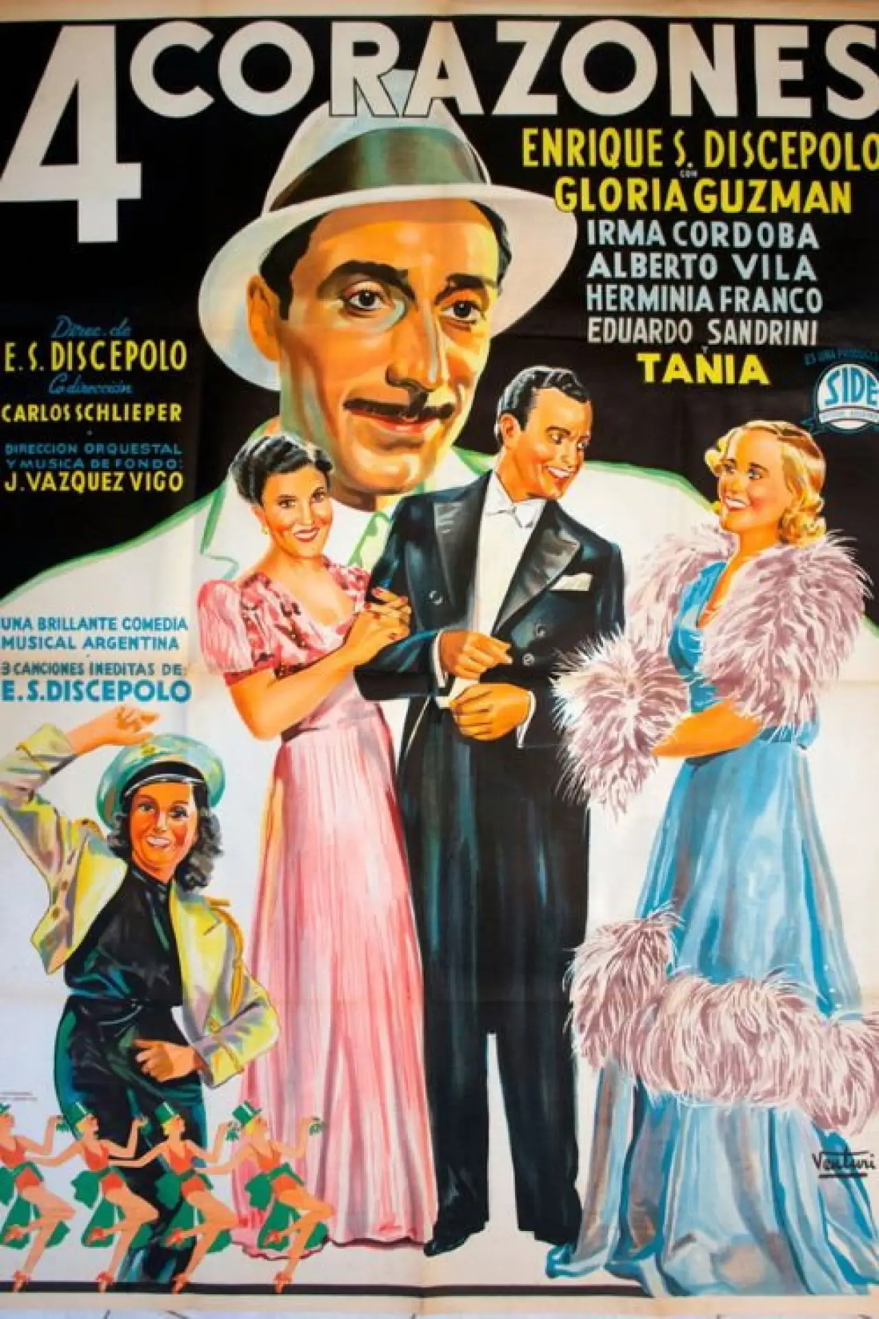 Постер до фільму "Cuatro corazones"