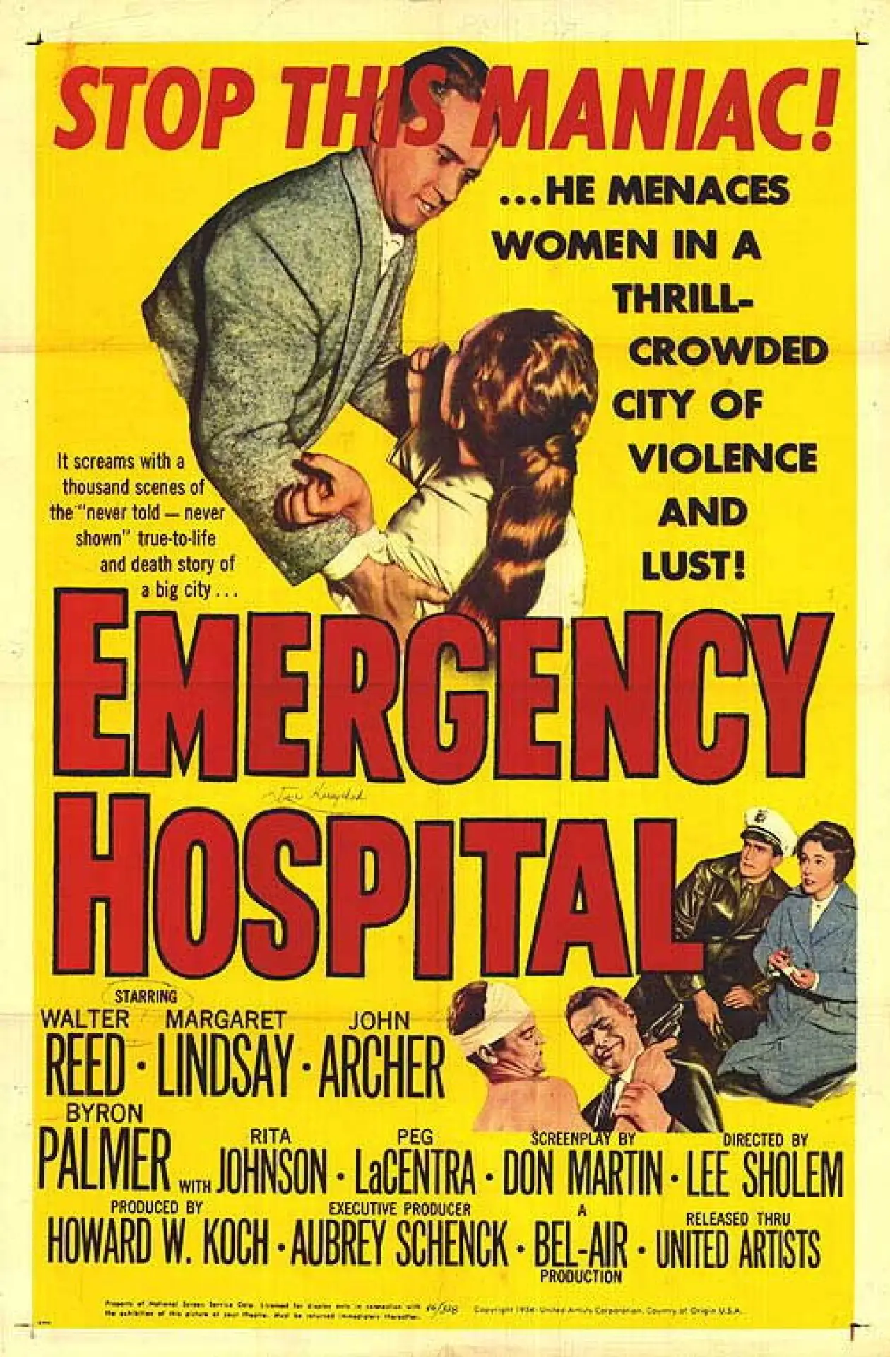 Постер до фільму "Emergency Hospital"