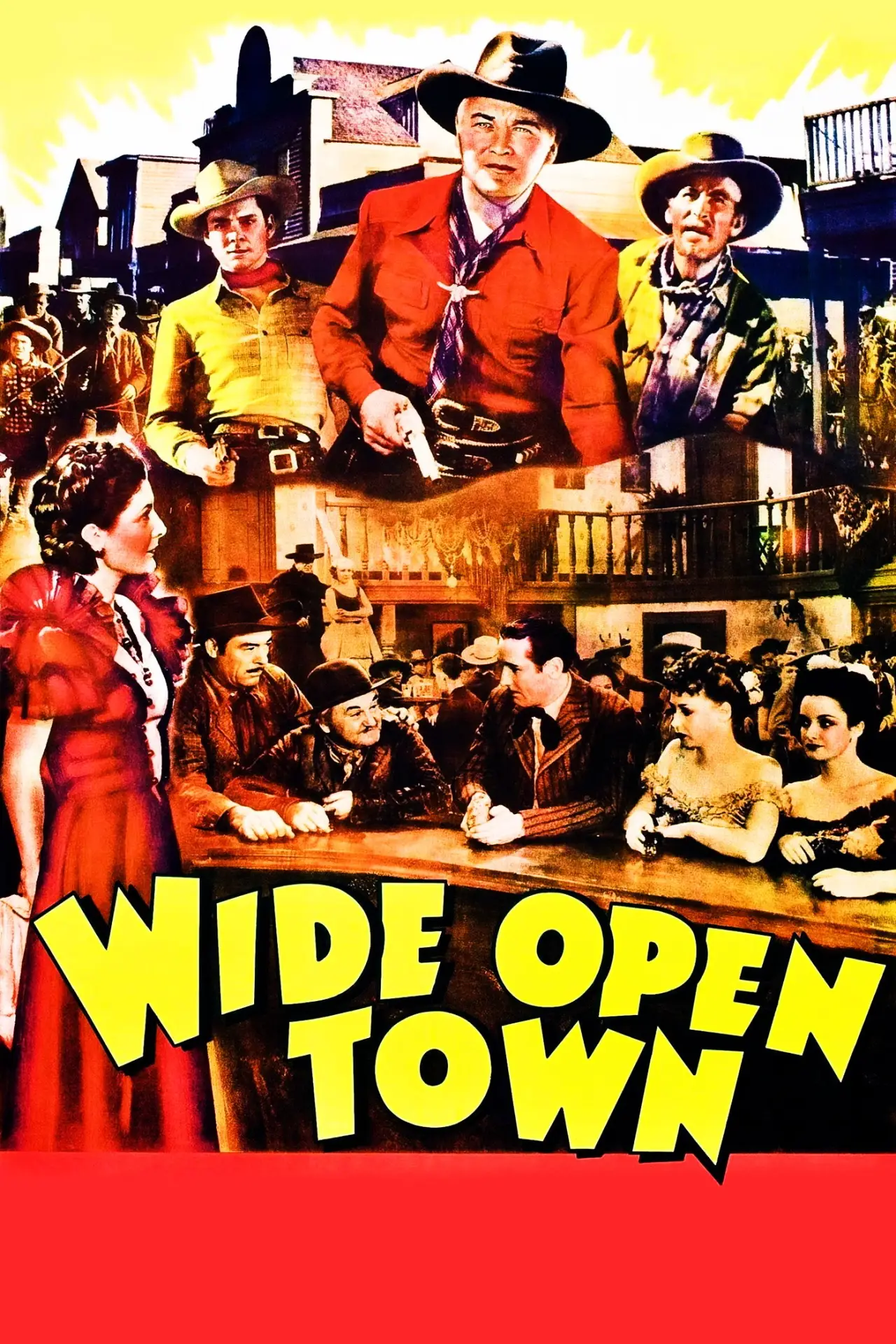 Постер до фільму "Wide Open Town"