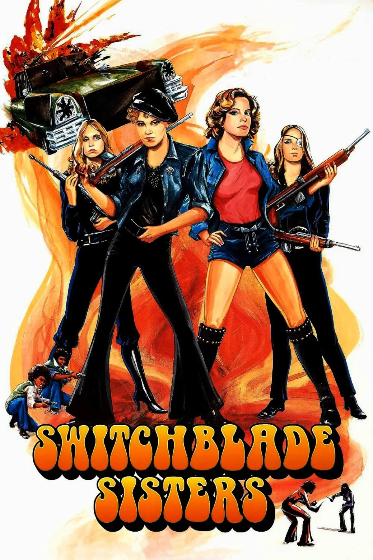 Постер до фільму "Switchblade Sisters"