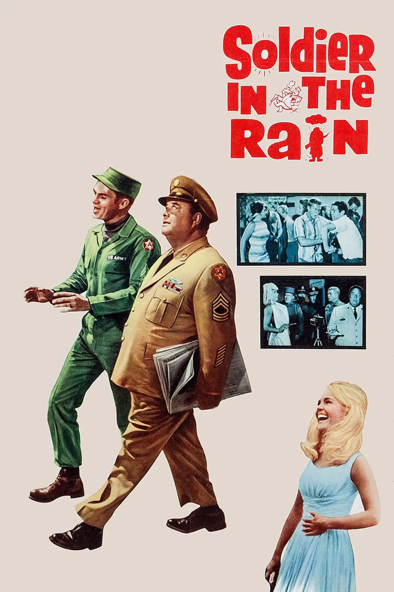 Постер до фільму "Soldier in the Rain"