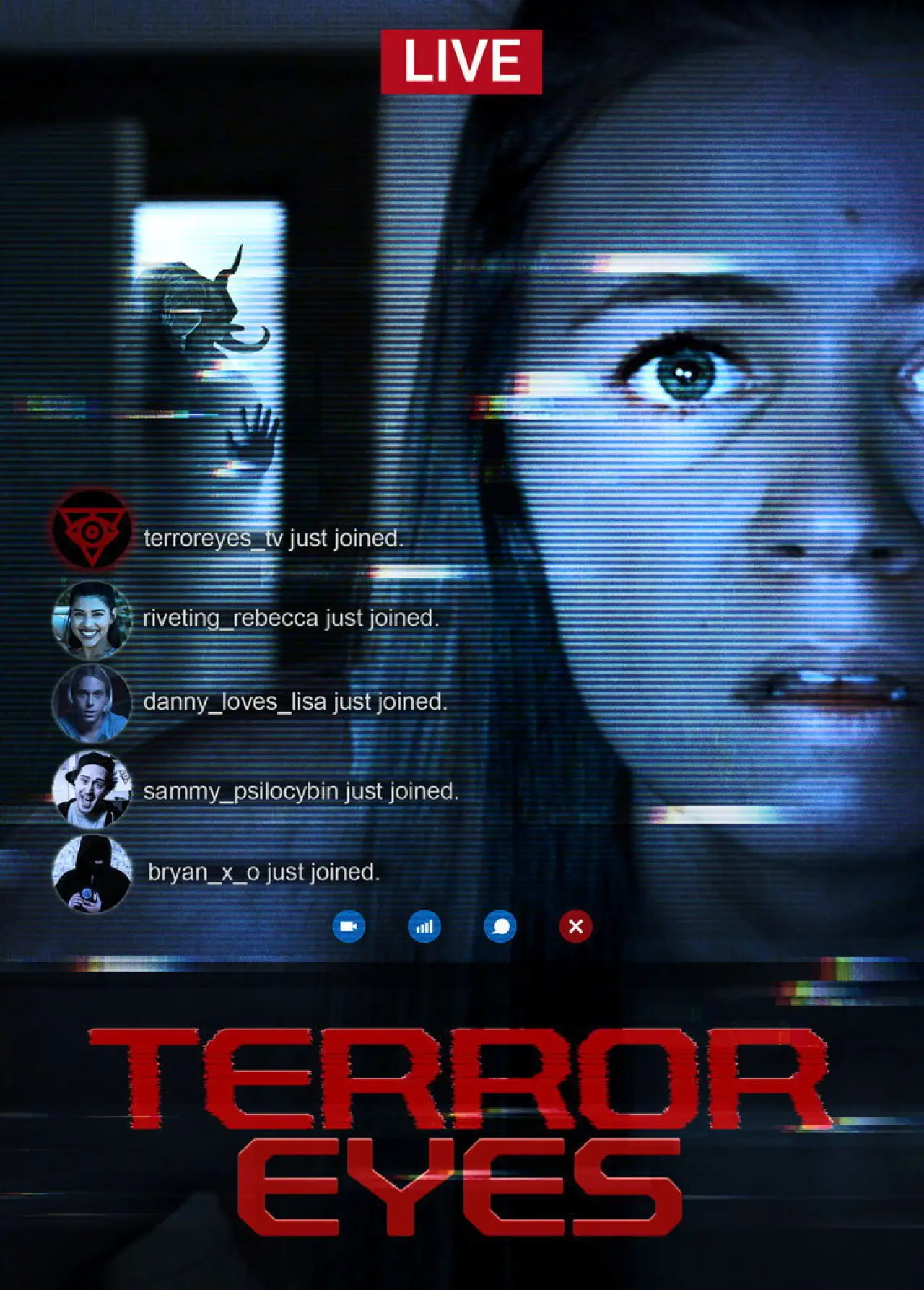 Постер до фільму "Terror Eyes"