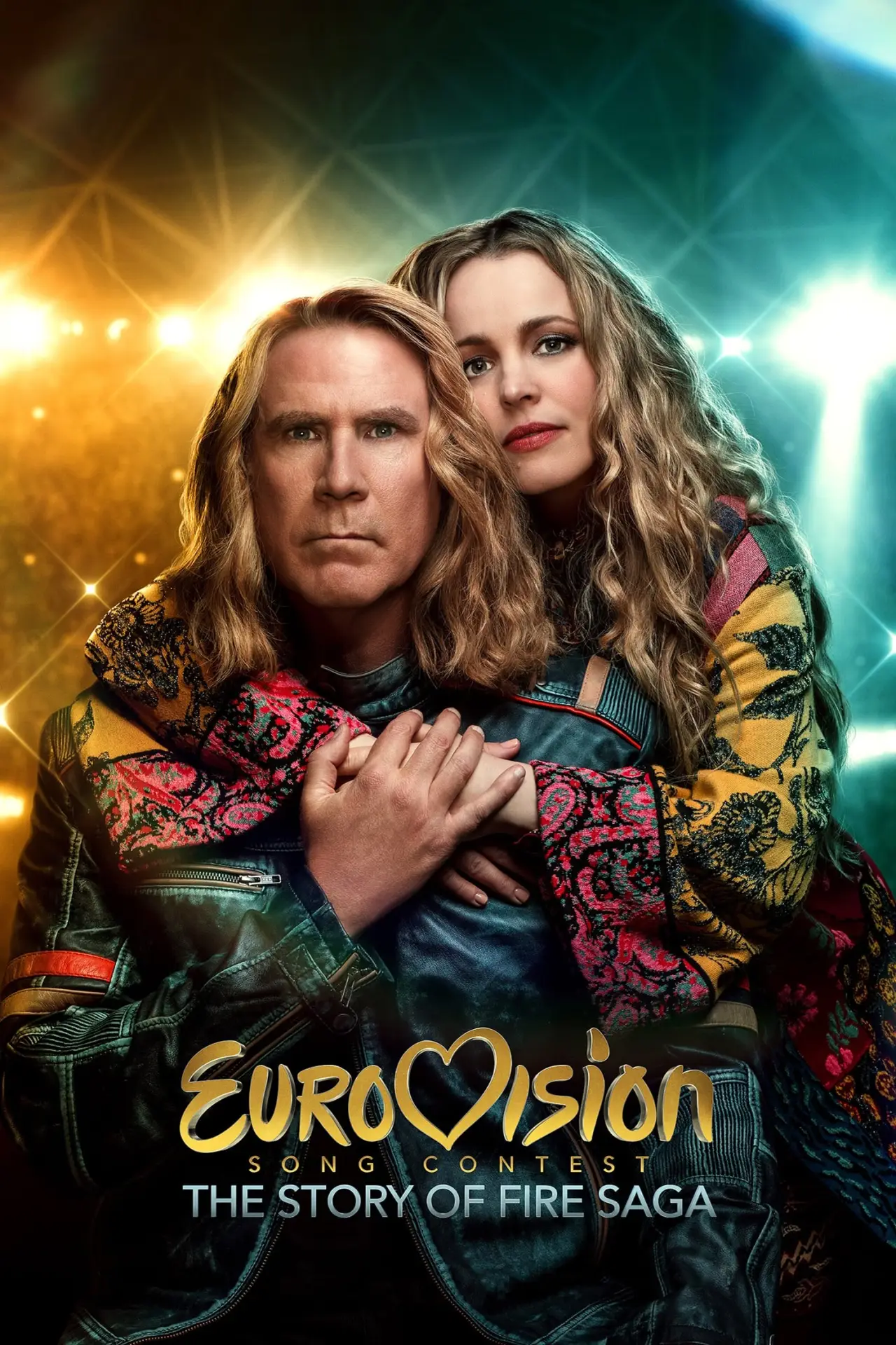 Постер до фільму "Пісенний конкурс «Євробачення»: Історія «Вогняної саги»"