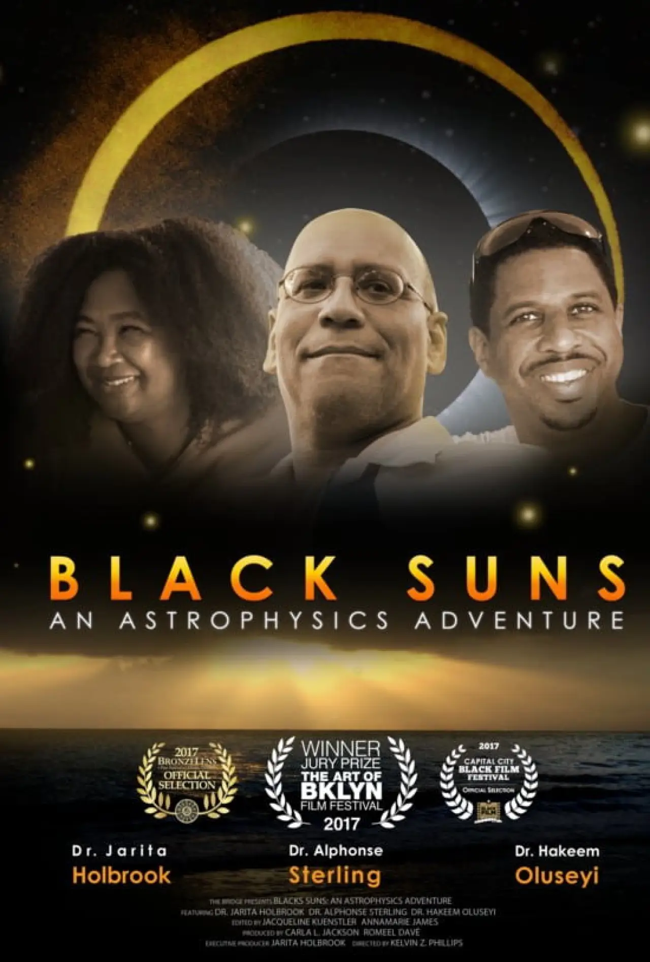 Постер до фільму "Black Suns: An Astrophysics Adventure"