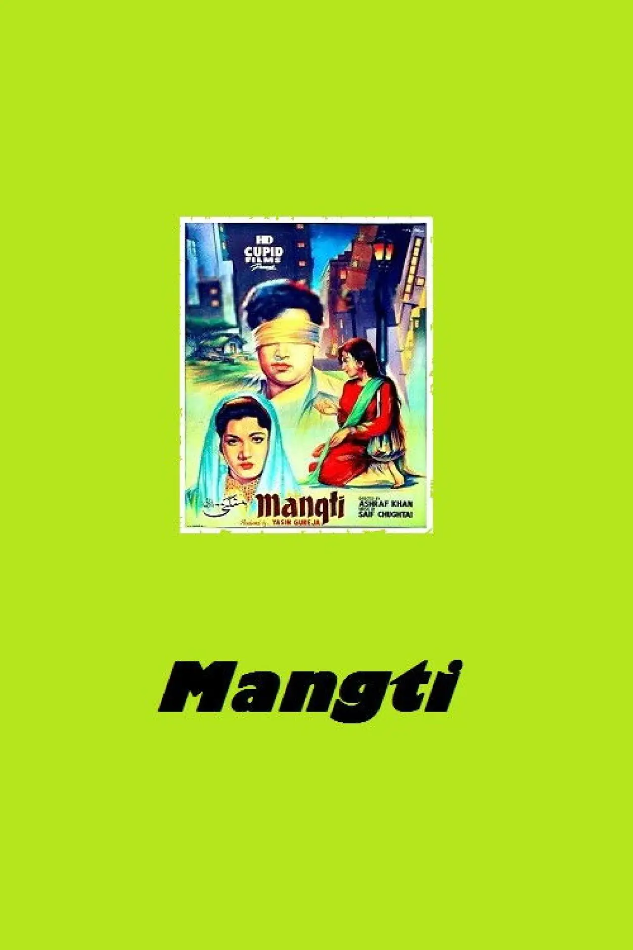 Постер до фільму "Mangti"