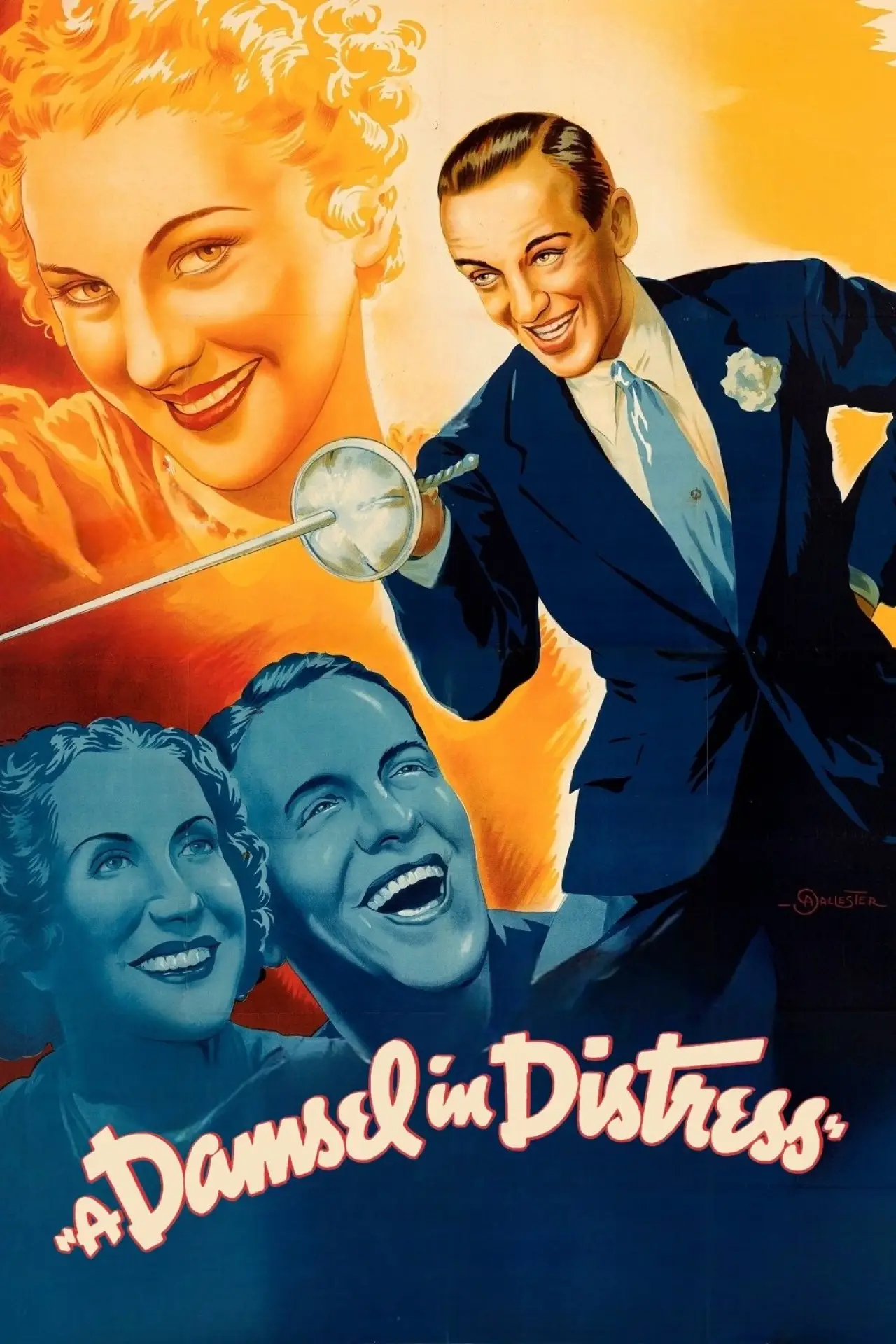 Постер до фільму "A Damsel in Distress"
