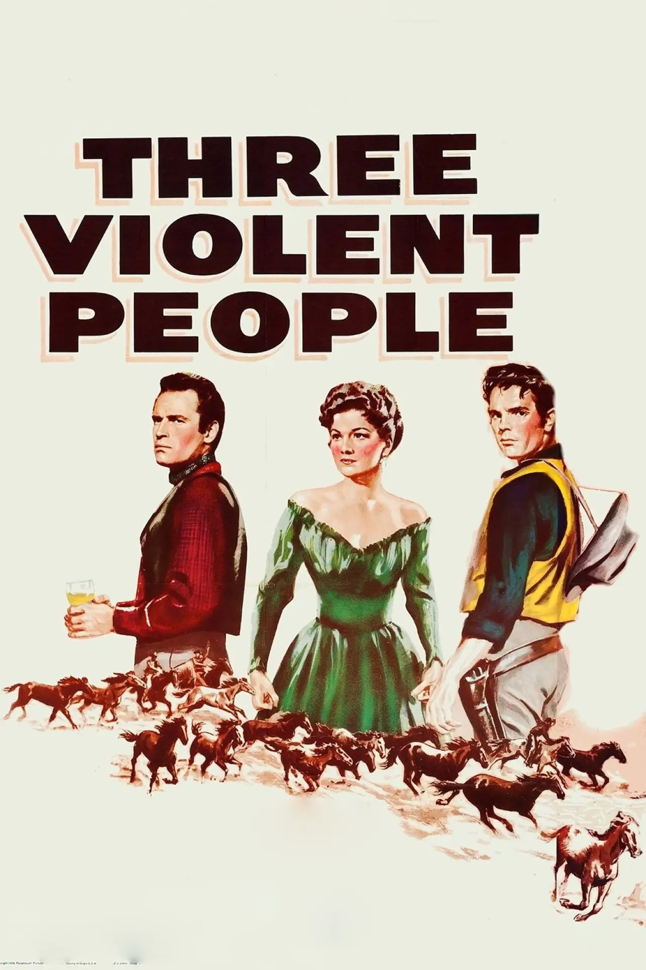 Постер до фільму "Three Violent People"