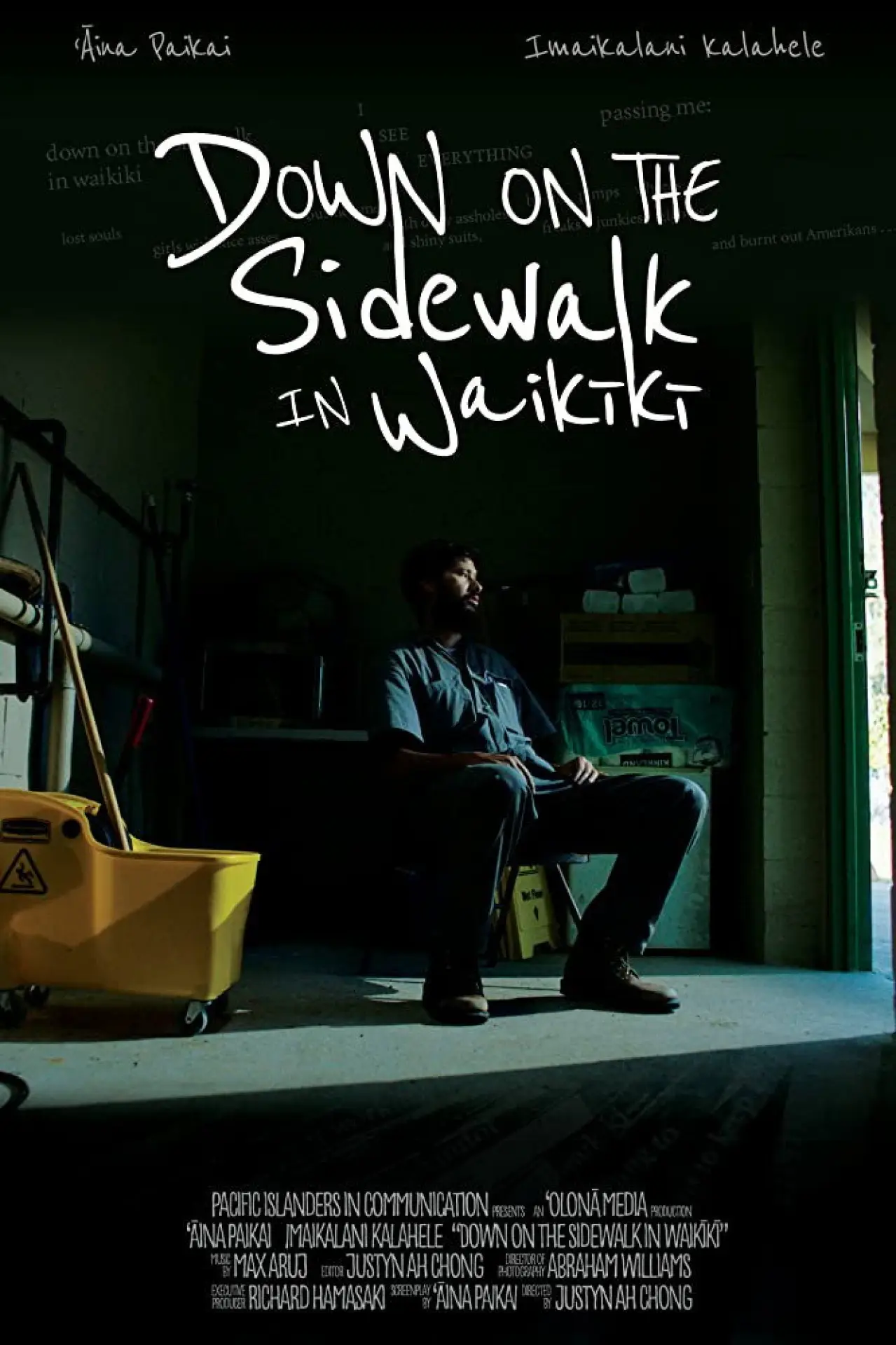 Постер до фільму "Down on the Sidewalk in Waikiki"