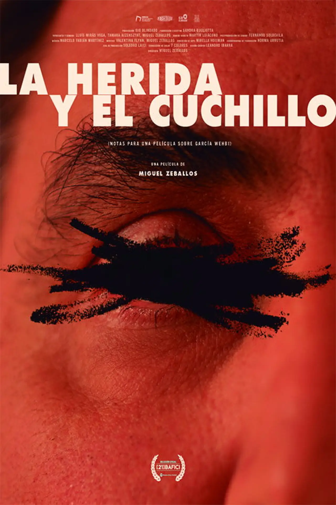 Постер до фільму "La herida y el cuchillo (Notas para un film sobre García Wehbi)"