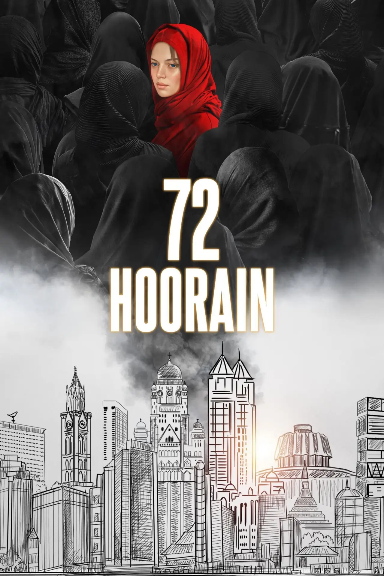 Постер до фільму "Bahattar Hoorain"