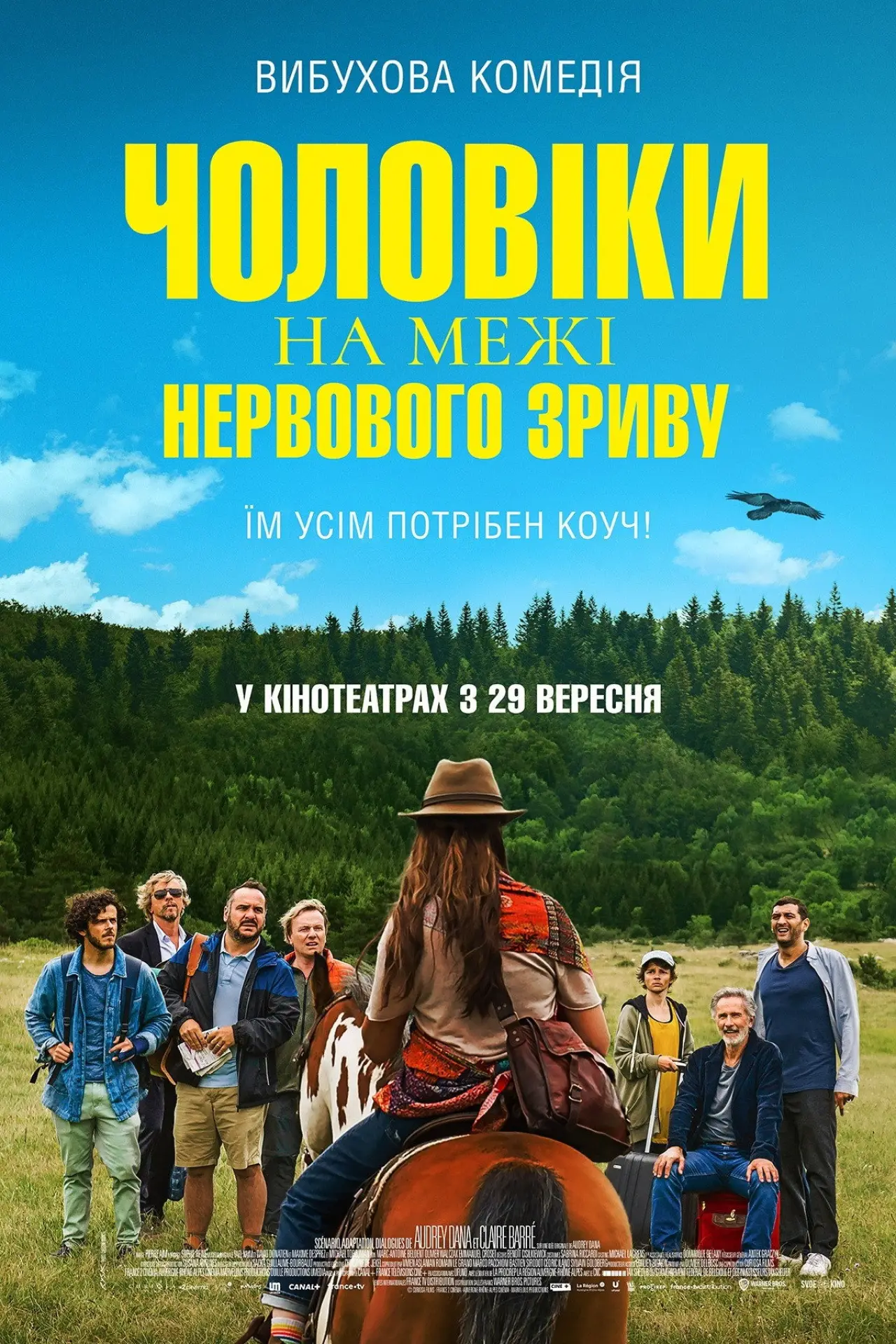 Постер до фільму "Чоловіки на межі нервового зриву"
