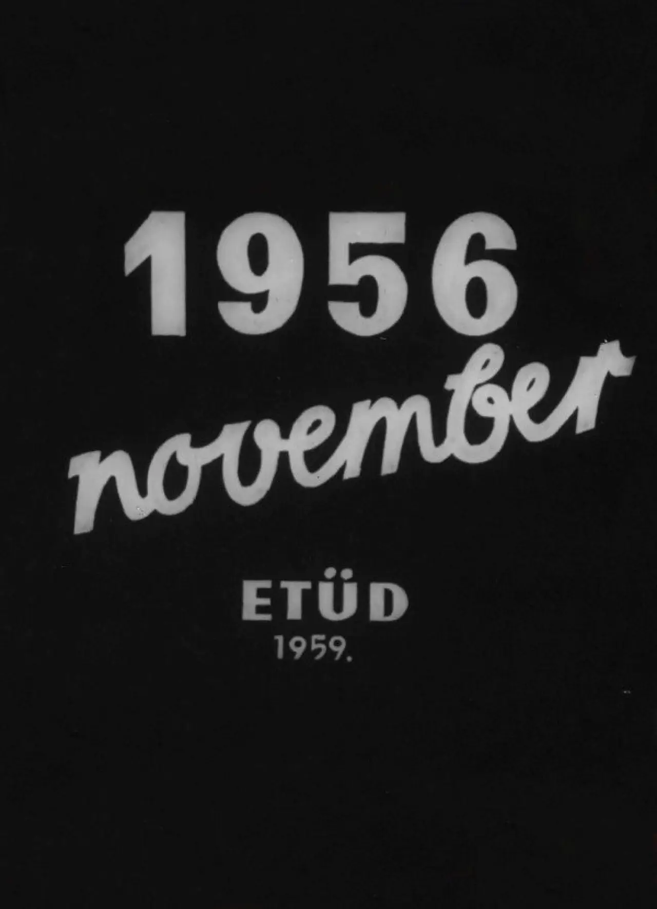 Постер до фільму "1956 november"