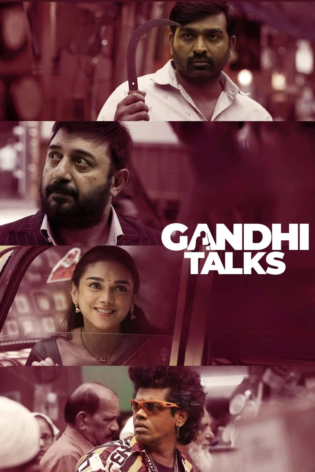 Постер до фільму "Gandhi Talks"