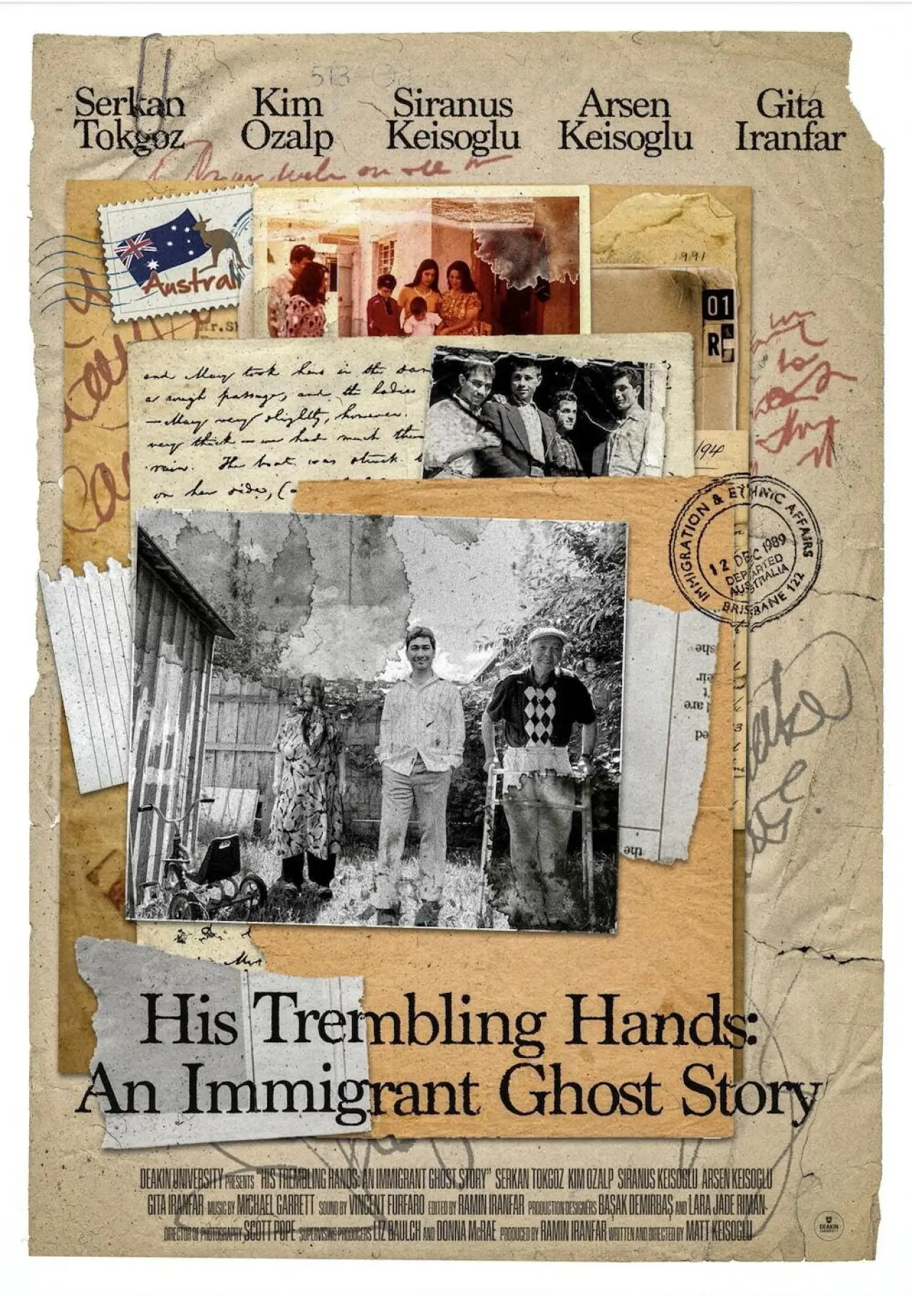 Постер до фільму "His Trembling Hands: An Immigrant Ghost Story"