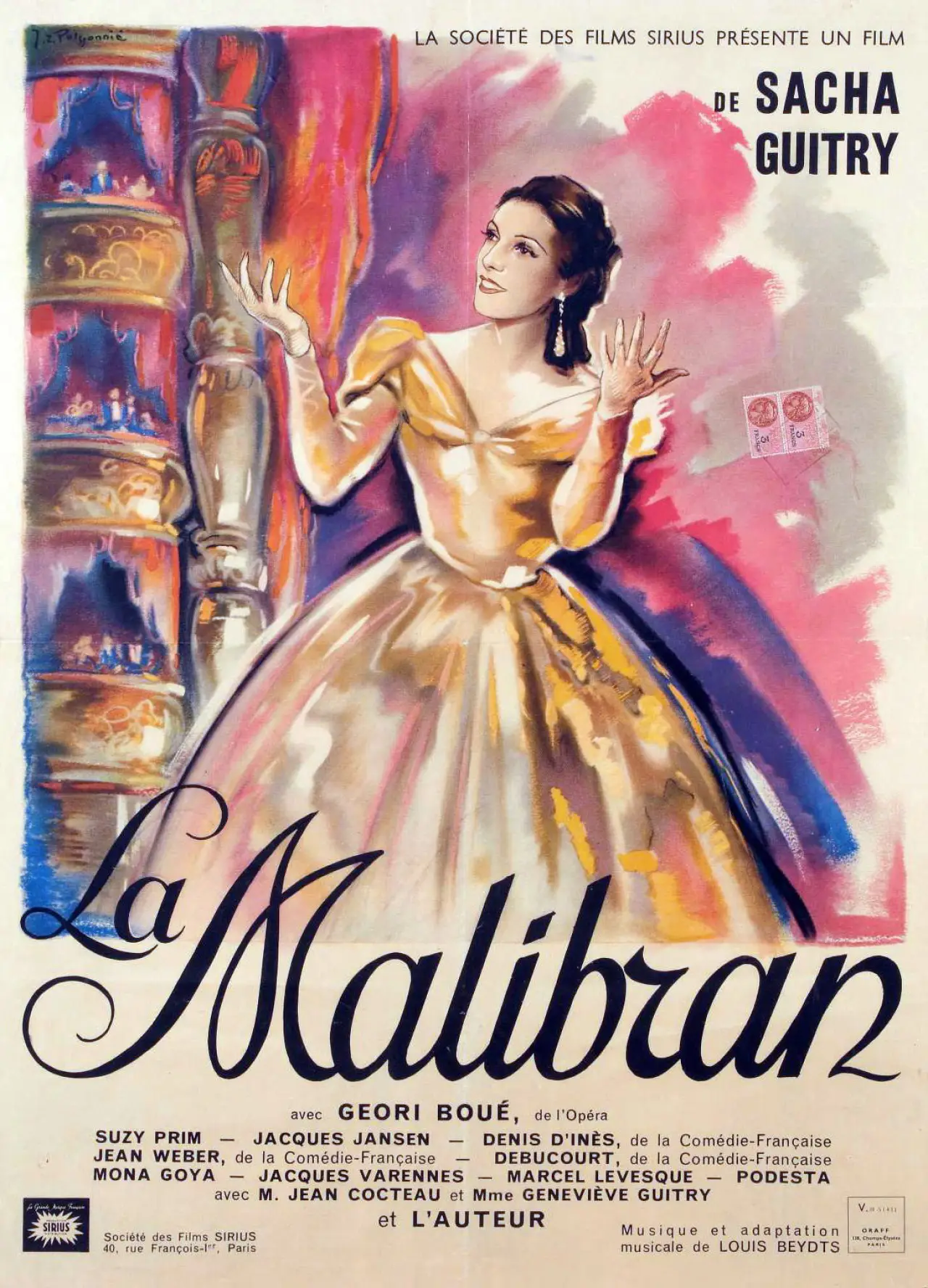 Постер до фільму "La Malibran"