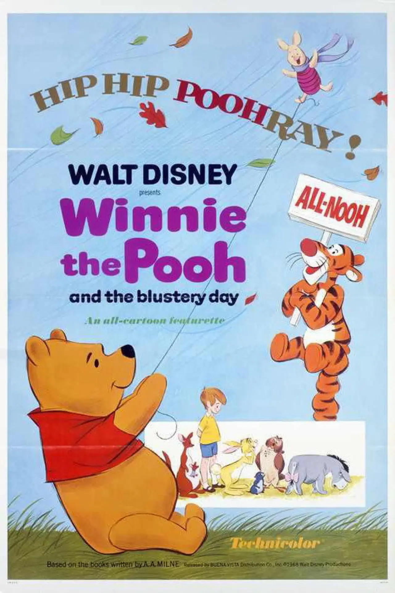 Постер до фільму "Winnie the Pooh and the Blustery Day"