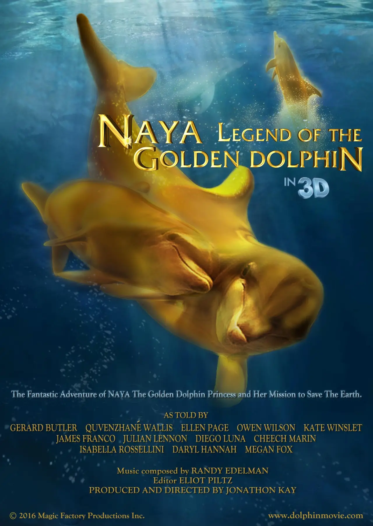 Постер до фільму "Naya: Legend of the Golden Dolphin"