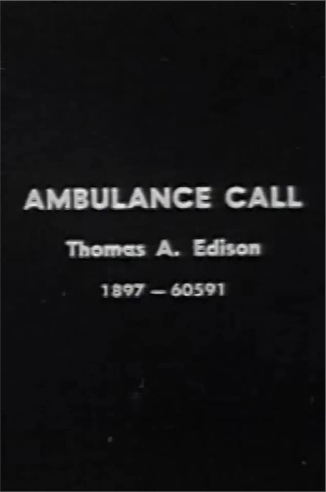 Постер до фільму "Ambulance Call"