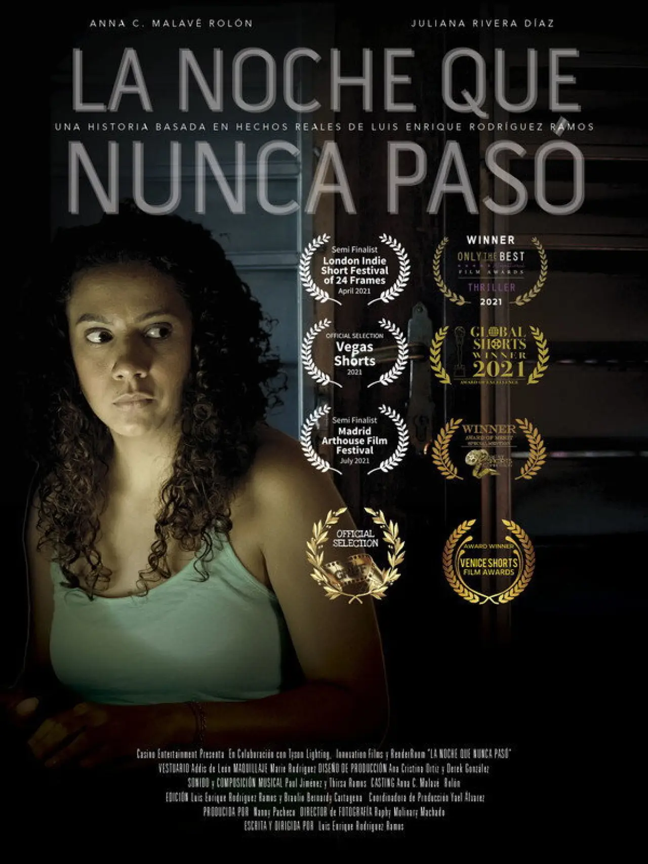 Постер до фільму "La Noche Que Nunca Pasó"