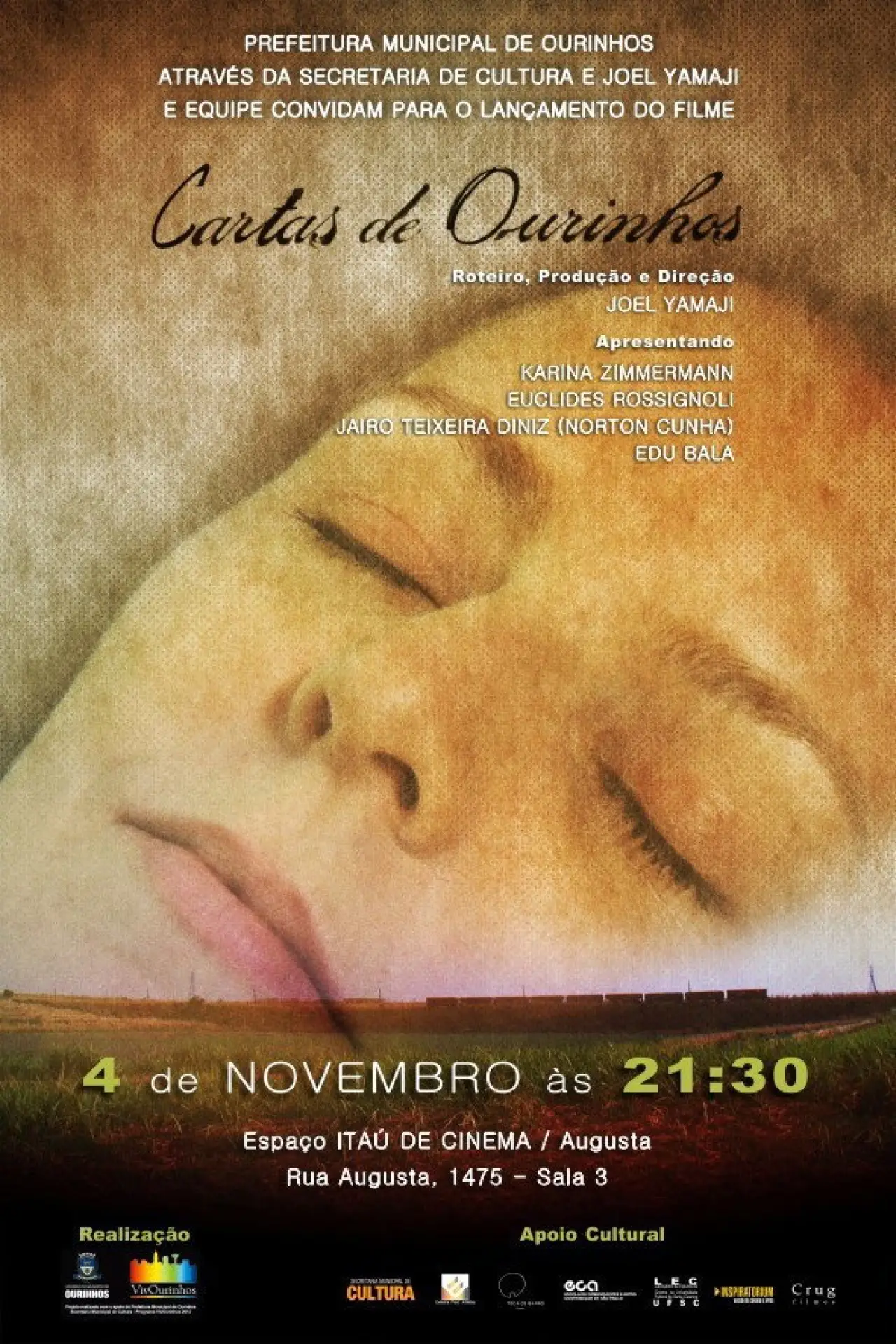 Постер до фільму "Cartas de Ourinhos"