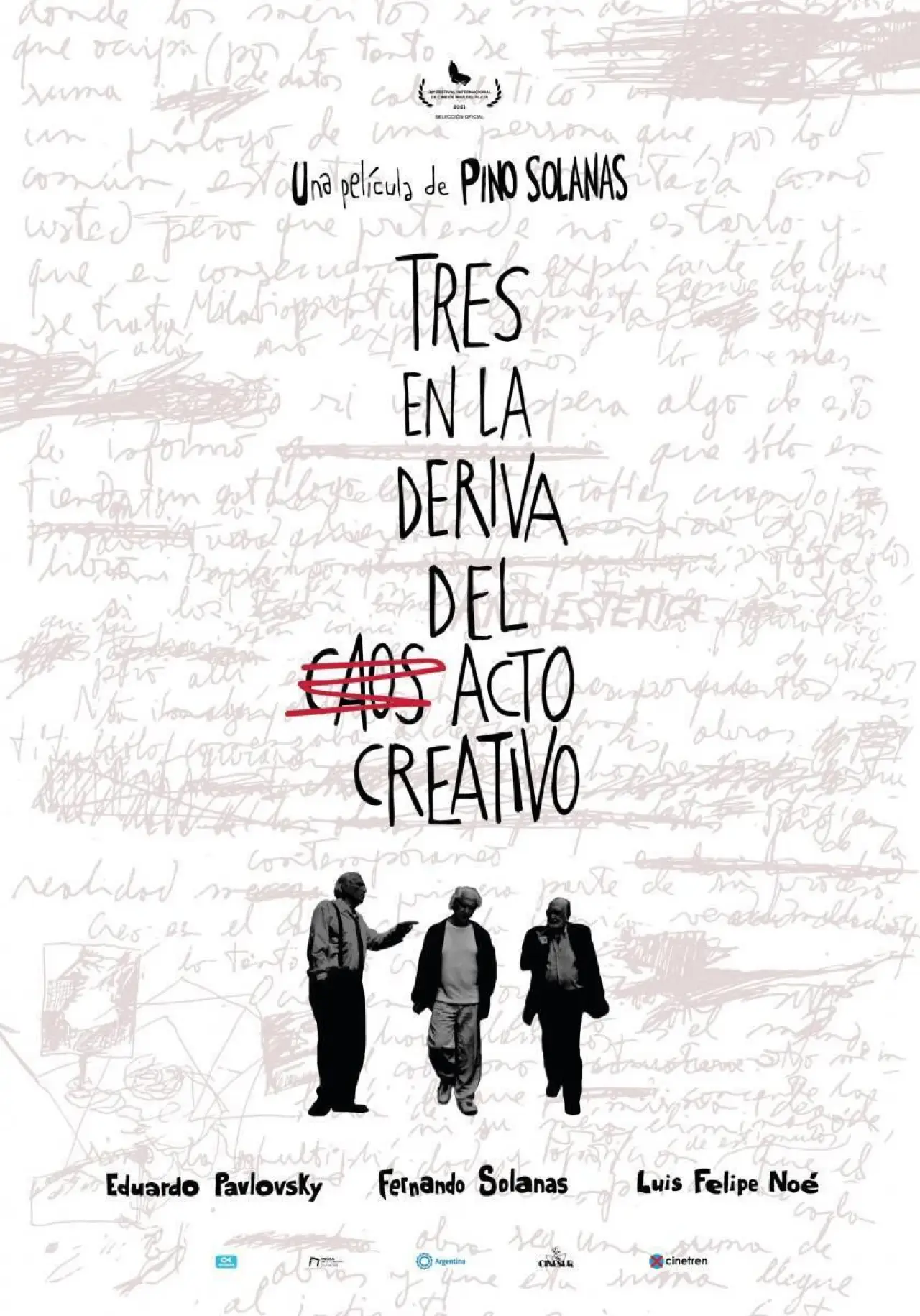 Постер до фільму "Tres en la deriva del acto creativo"