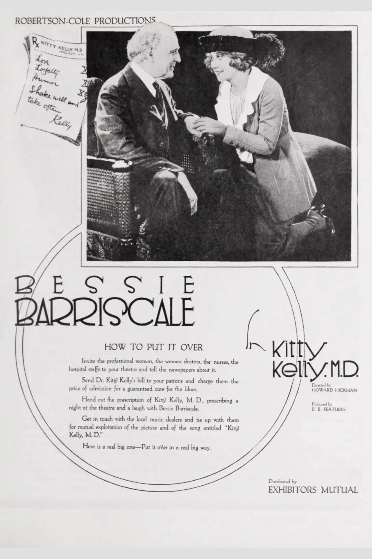 Постер до фільму "Kitty Kelly, M.D."