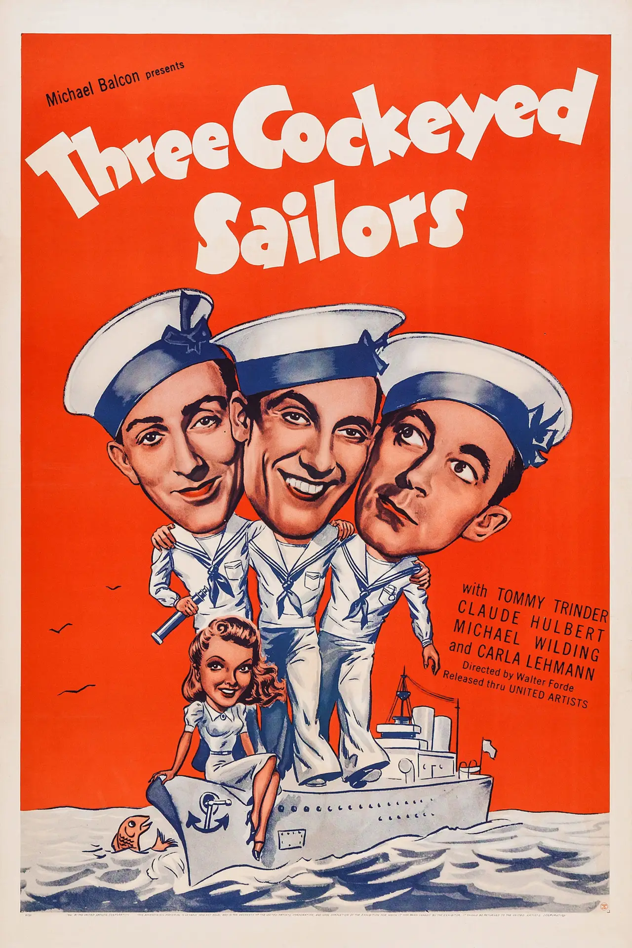 Постер до фільму "Sailors Three"