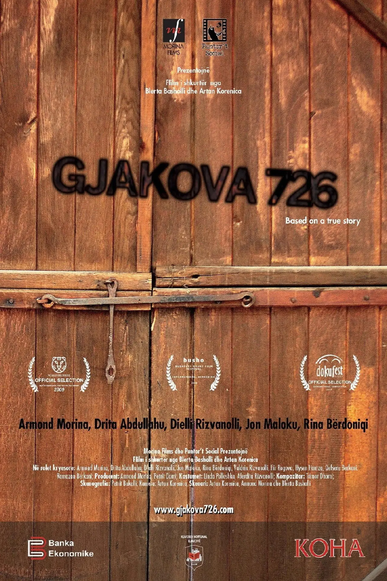 Постер до фільму "Gjakova 726"