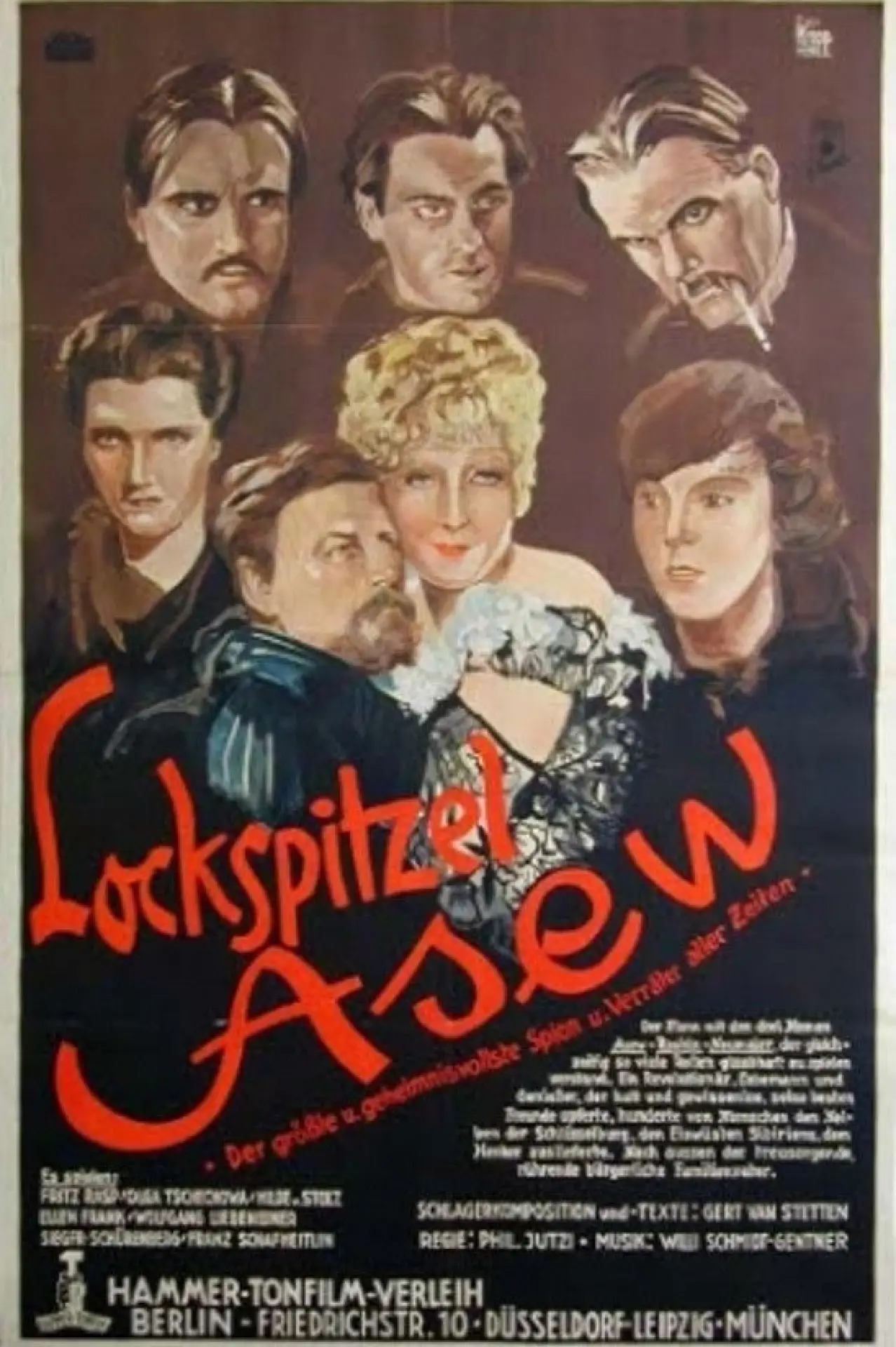 Постер до фільму "Lockspitzel Asew"