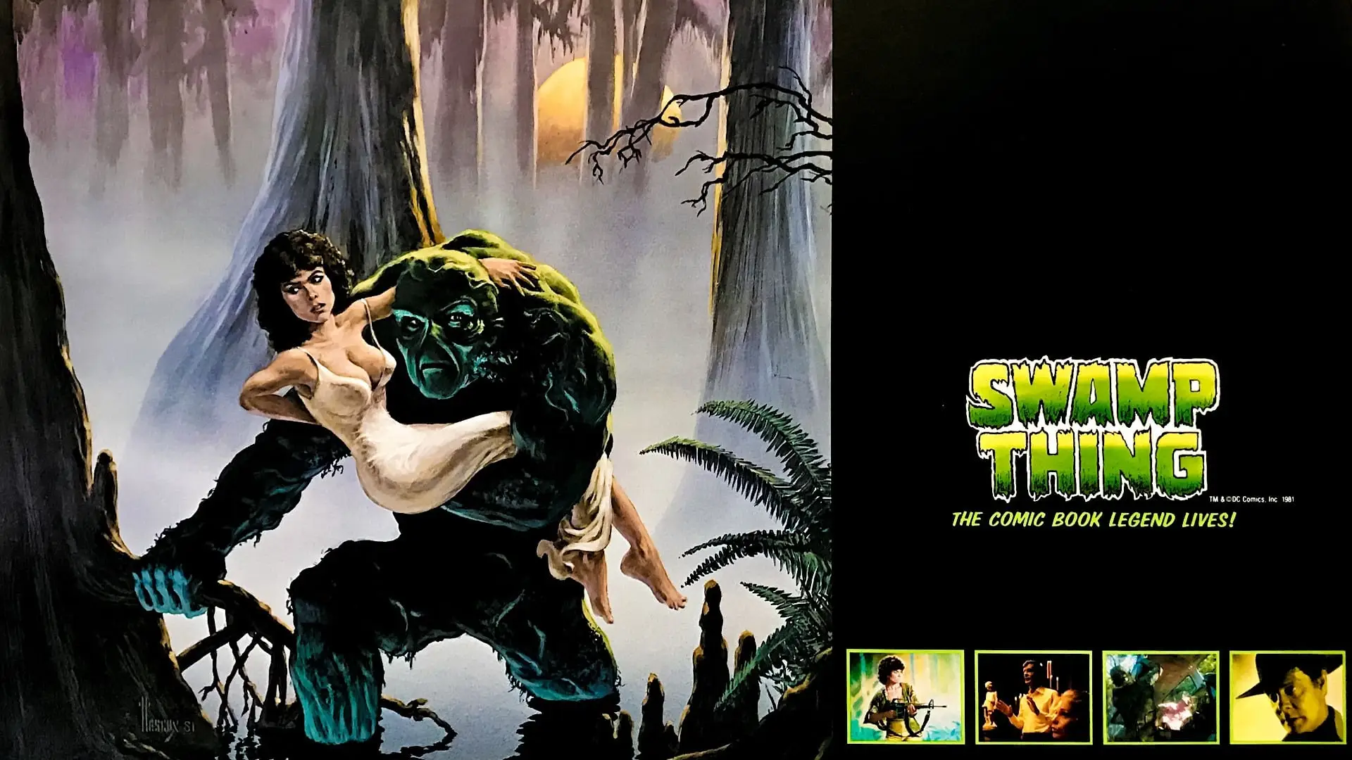 Відео до фільму Болотна істота — Swamp Thing (1982) Original Trailer [FHD]