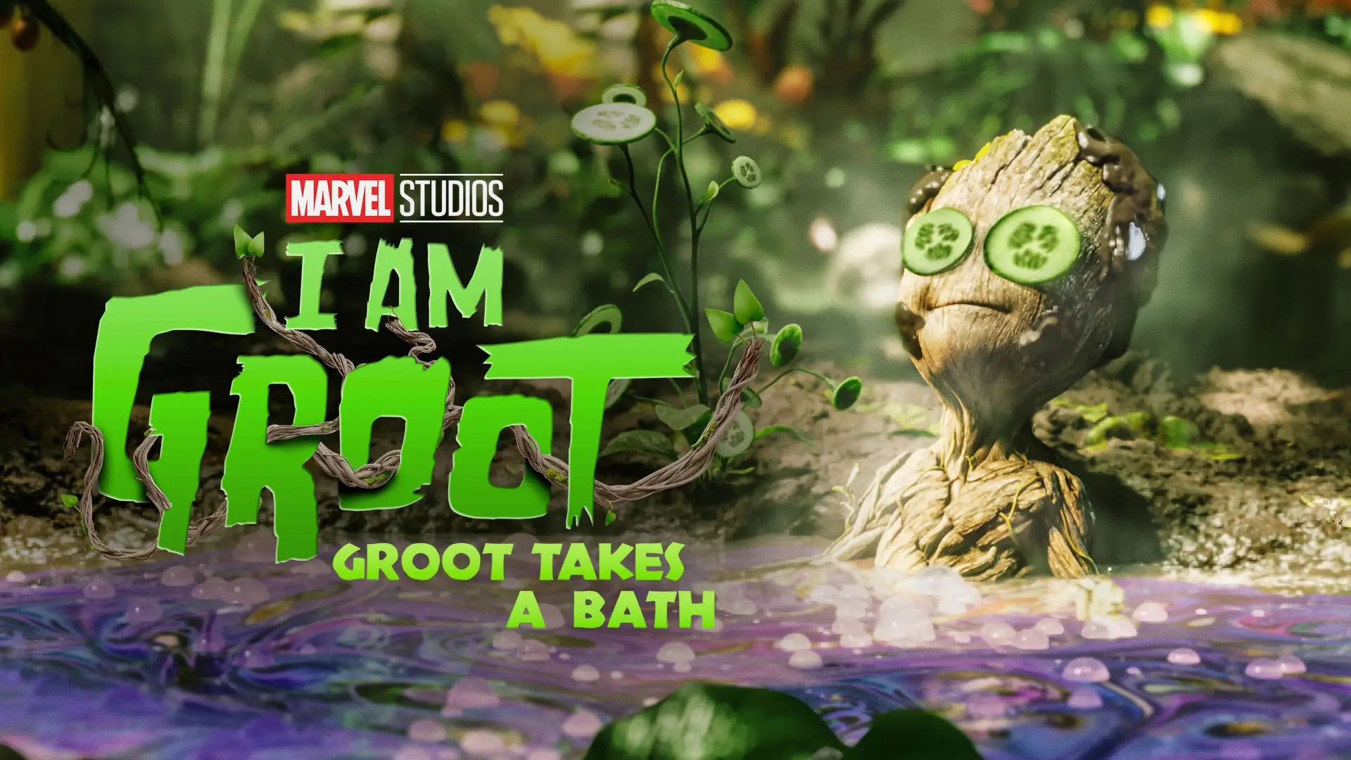 Відео до фільму Groot Takes a Bath — I am Groot (2022) - "Groot Takes a Mud Bath" Scene (HDR)