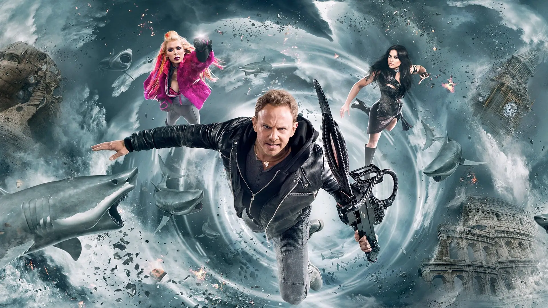 Відео до фільму Акулячий торнадо 5: Глобальне роїння — Sharknado 5 | official trailer (2017)