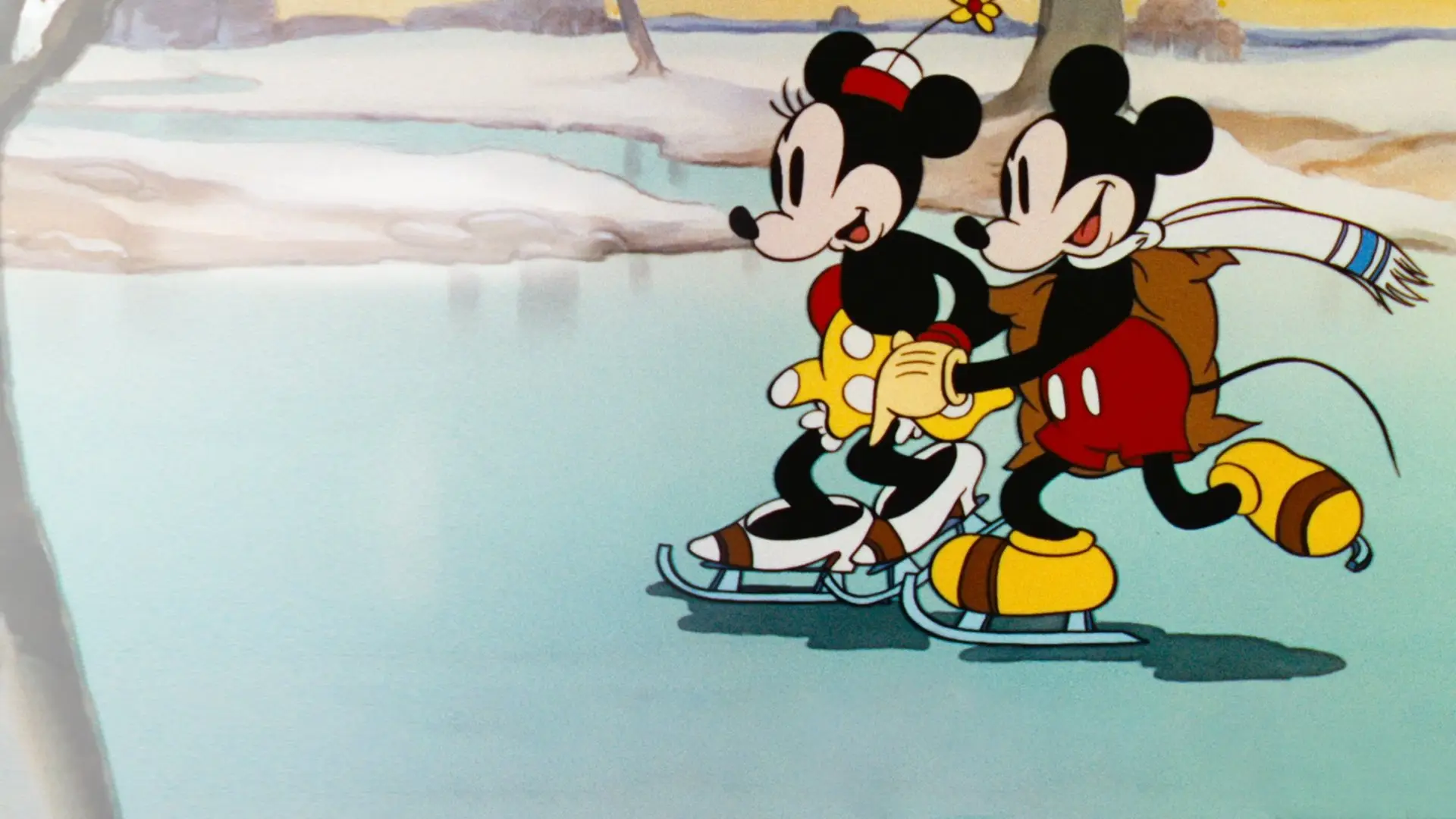 Відео до фільму On Ice — On Ice - Mickey Mouse in Living Colour (1935)