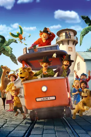 Постер до фильму"Троє розбійників і лев" #197442