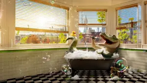 Задник до фильму"Мій домашній крокодил" #740418