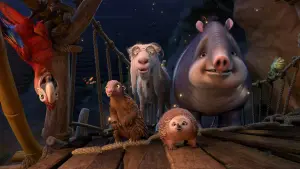 Задник до фильму"Робінзон Крузо: Дуже заселений острів" #323113