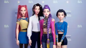 Задник до фильму"Кейпоп-мисливиці на демонів" #764970