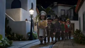 Задник до фильму"Троє розбійників і лев" #197396