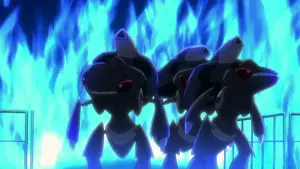 Задник до фильму"劇場版ポケットモンスター ベストウイッシュ 神速のゲノセクト ミュウツー覚醒" #879157