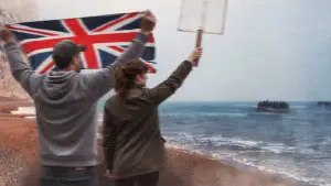 Задник до фильму"Not Welcome: The Battle to Stop the Boats" #787551